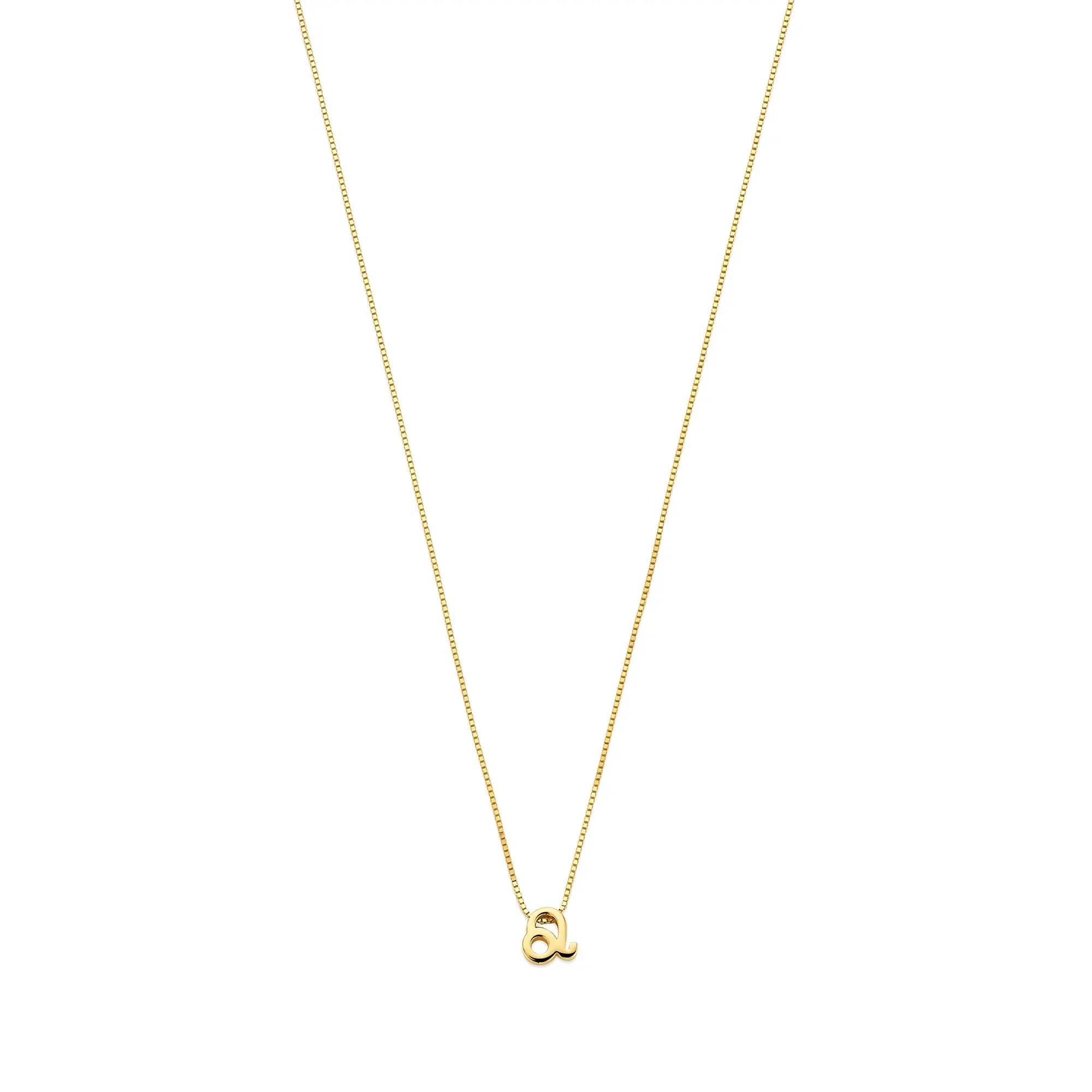Étoiles d’Or Leo 14 Carat Gold Venetian Necklace With Horoscope