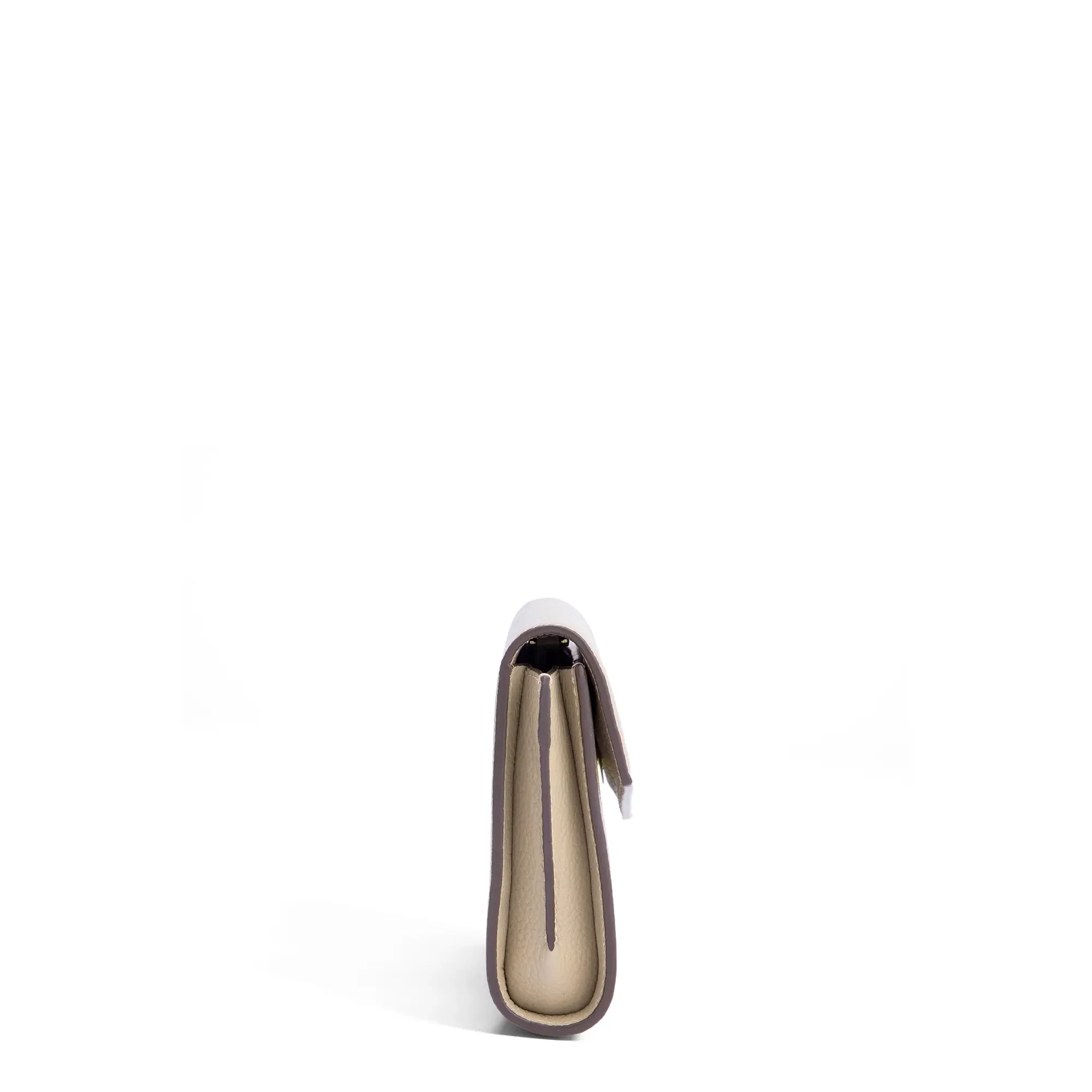 Honoré Lina Beige Clutch With Detachable Shoulder Chain - Image 7