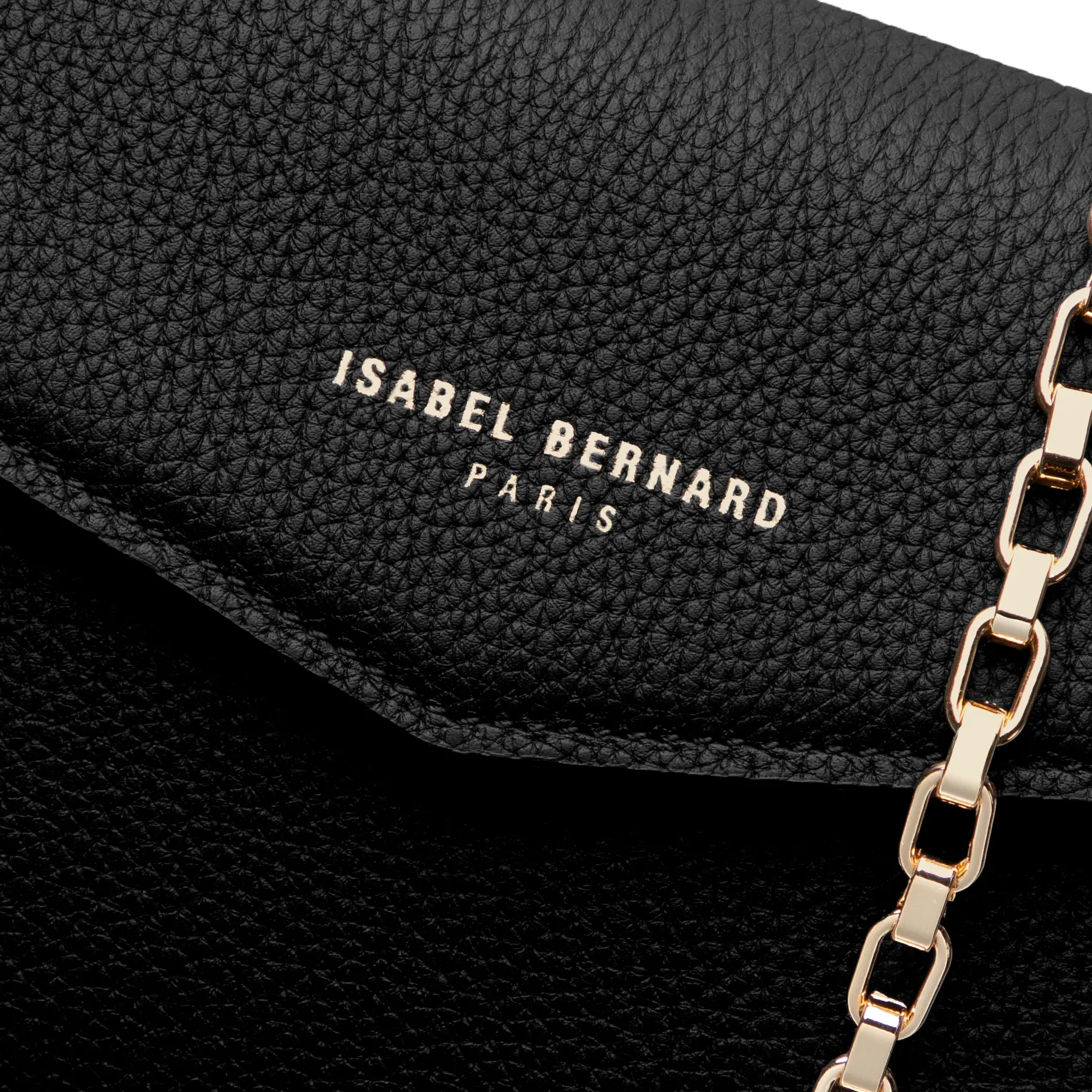 Honoré Lina Black Clutch With Detachable Shoulder Chain - Image 7