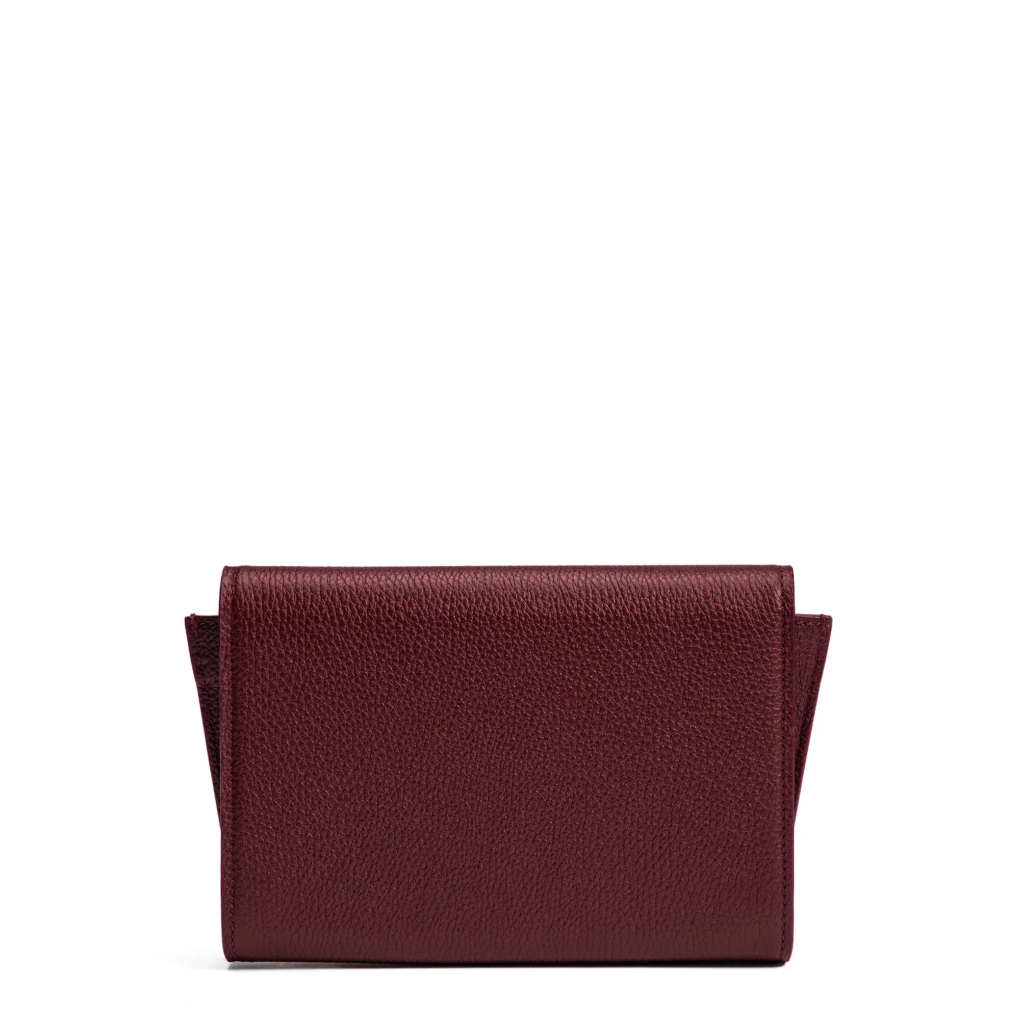 Honoré Lina Bordeaux Red Clutch With Detachable Shoulder Chain - Image 4