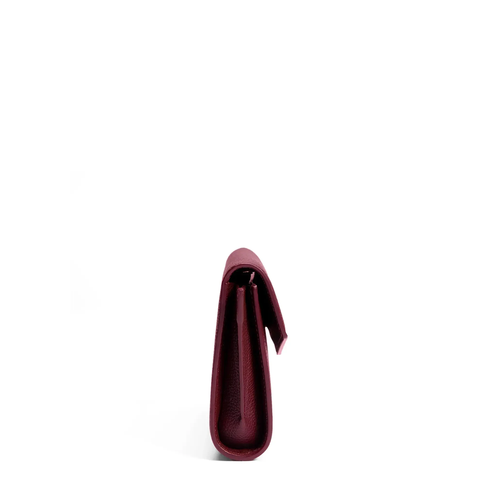 Honoré Lina Bordeaux Red Clutch With Detachable Shoulder Chain - Image 7
