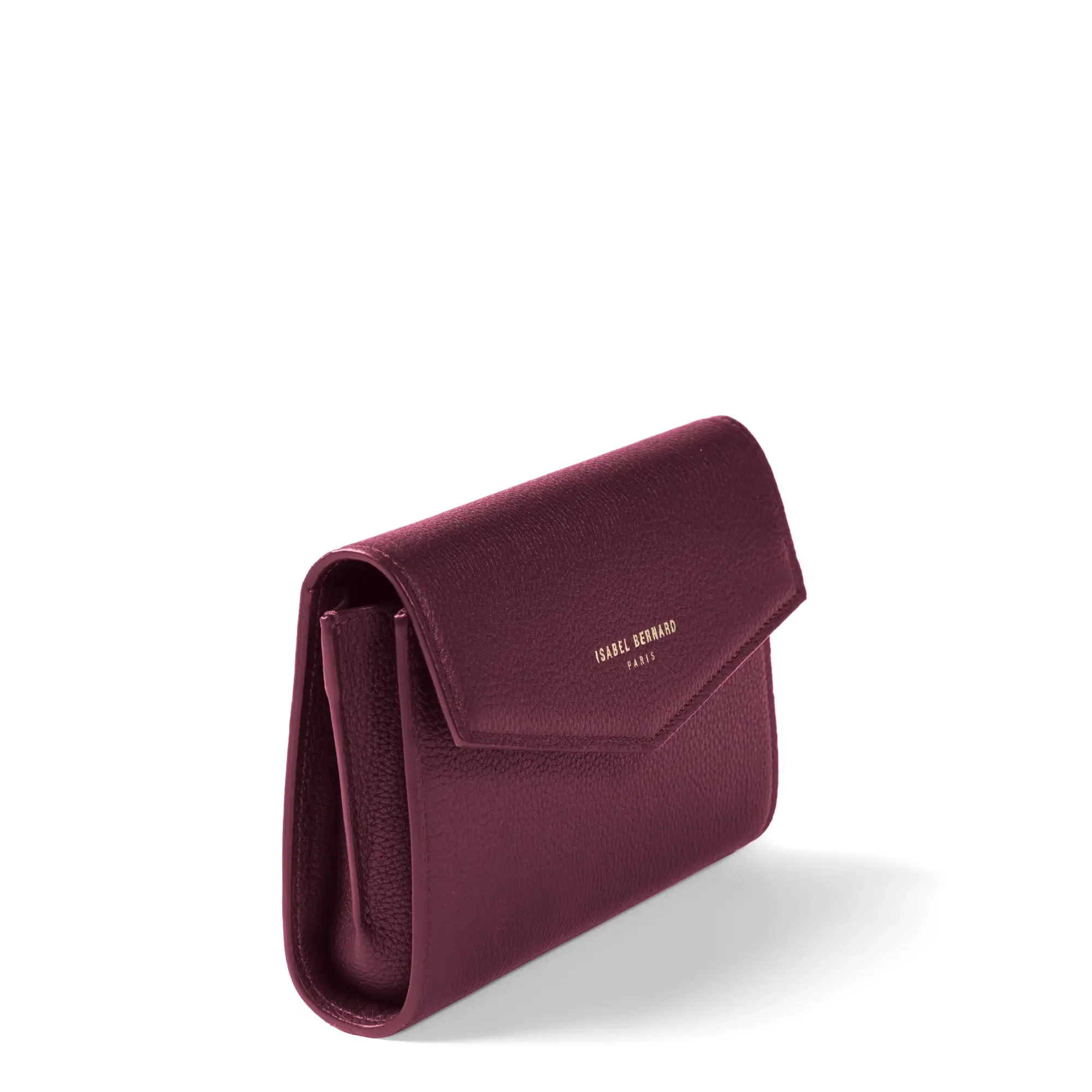 Honoré Lina Bordeaux Red Clutch With Detachable Shoulder Chain - Image 8