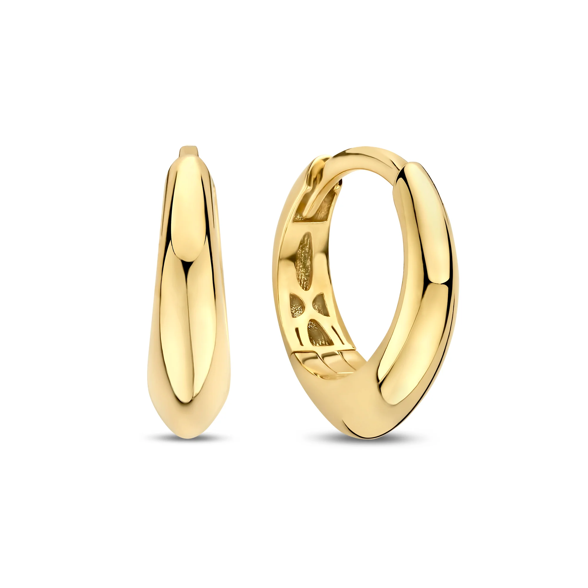 Rivoli Delene 14 karat gold hoop earrings