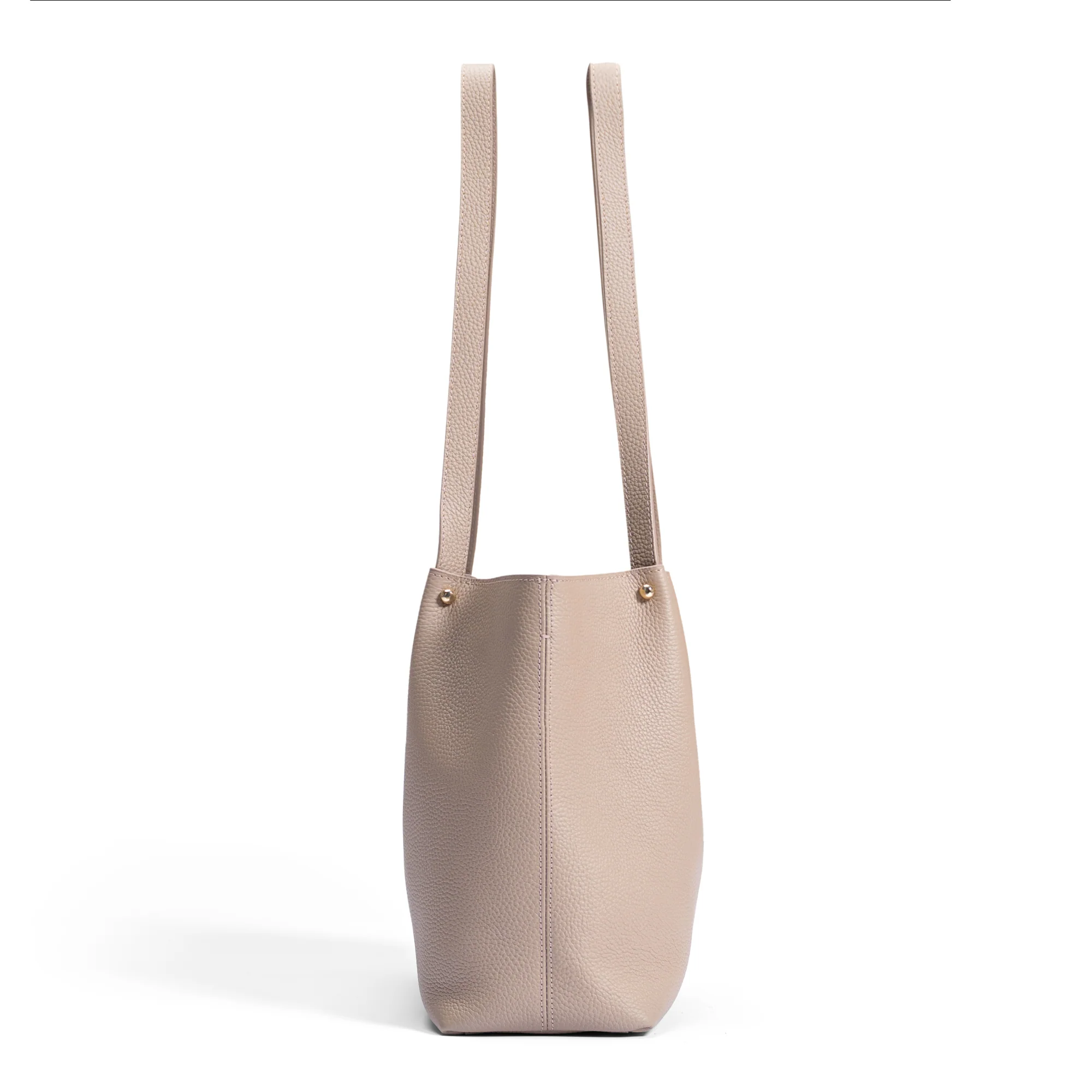 Honoré Nata taupe leather shopper calfskin leather - Image 5