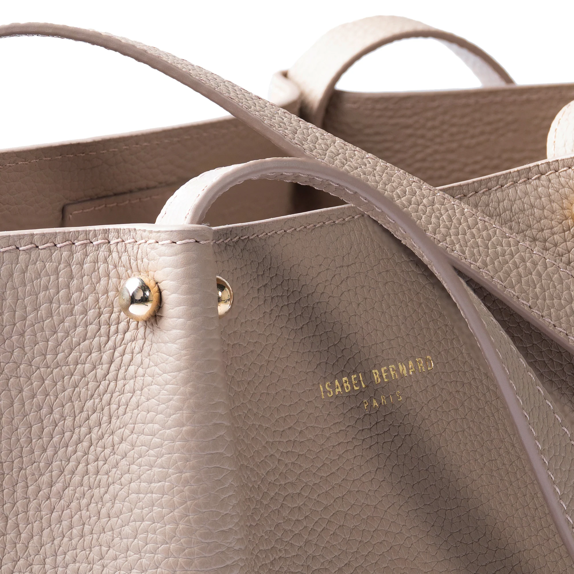 Honoré Nata taupe leather shopper calfskin leather - Image 7