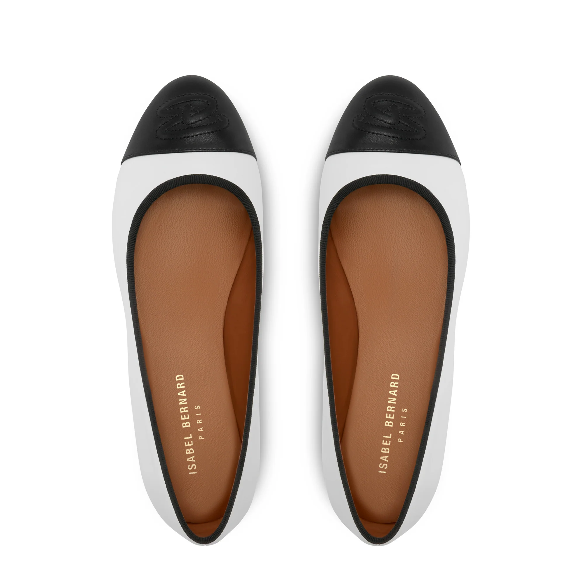 Vendôme Ynes white calfskin leather ballerinas - Image 6